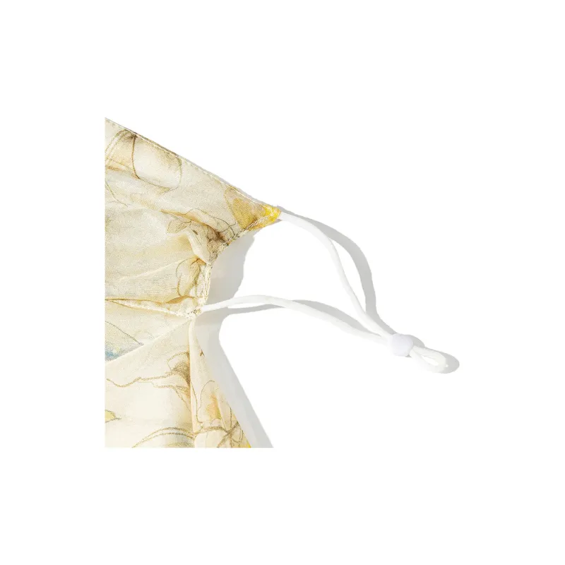 Shanghai Story 100% Mulberry Silk Sun Protection Masks Women's-47