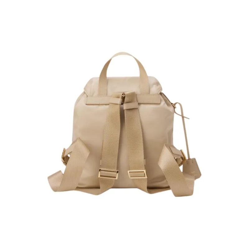 PRADA Re Edition Recycled Nylon Backpack Small Size Women's Desert-2