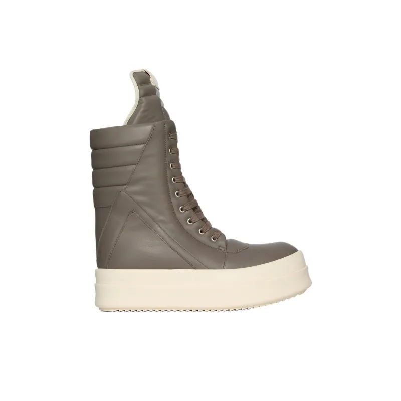 RICK OWENS/RO Geobasket High Top Skateboard Shoes Men's Gray-1