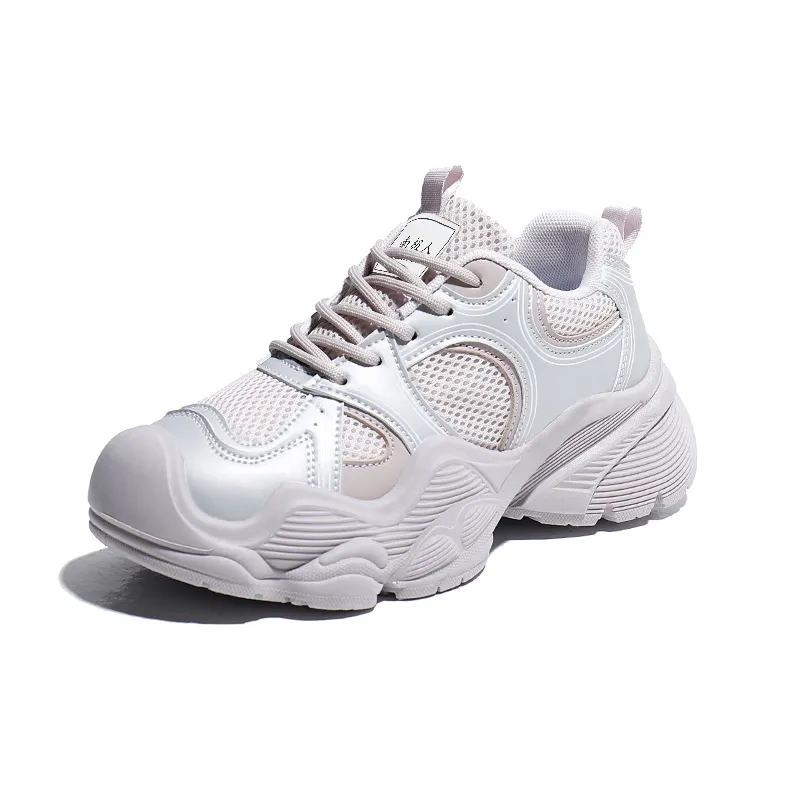 NANJIREN Cushioning Wear Resistant Low Top Chunky Sneakers Women's-5