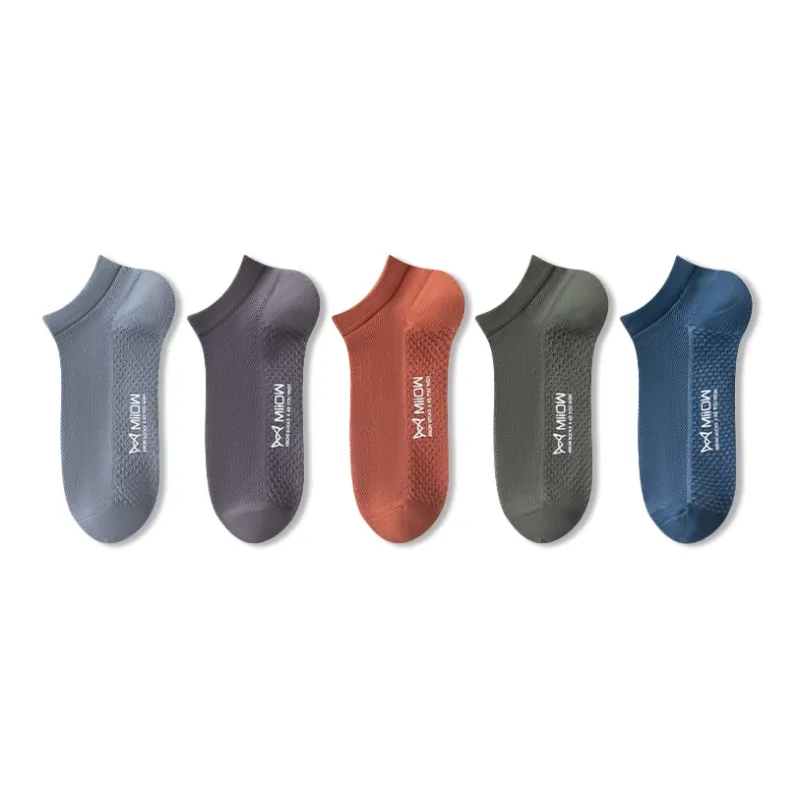 MIIOW Cool One Summer Series Ankle Socks Men's 5 Pack-42