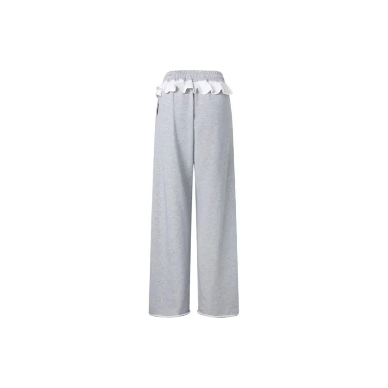 JAC FLEURANT Casual Pants Women's Gray-1