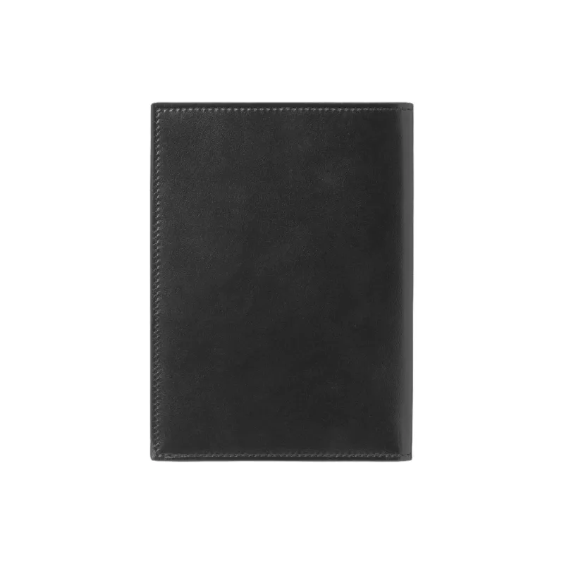 MONTBLANC Grain Cow Leather Passport Holder Men's Black-1