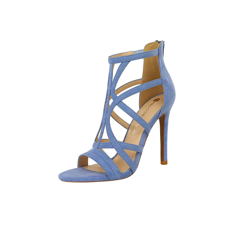 QITUMAUL Roman Sandals 11cm Women's-7