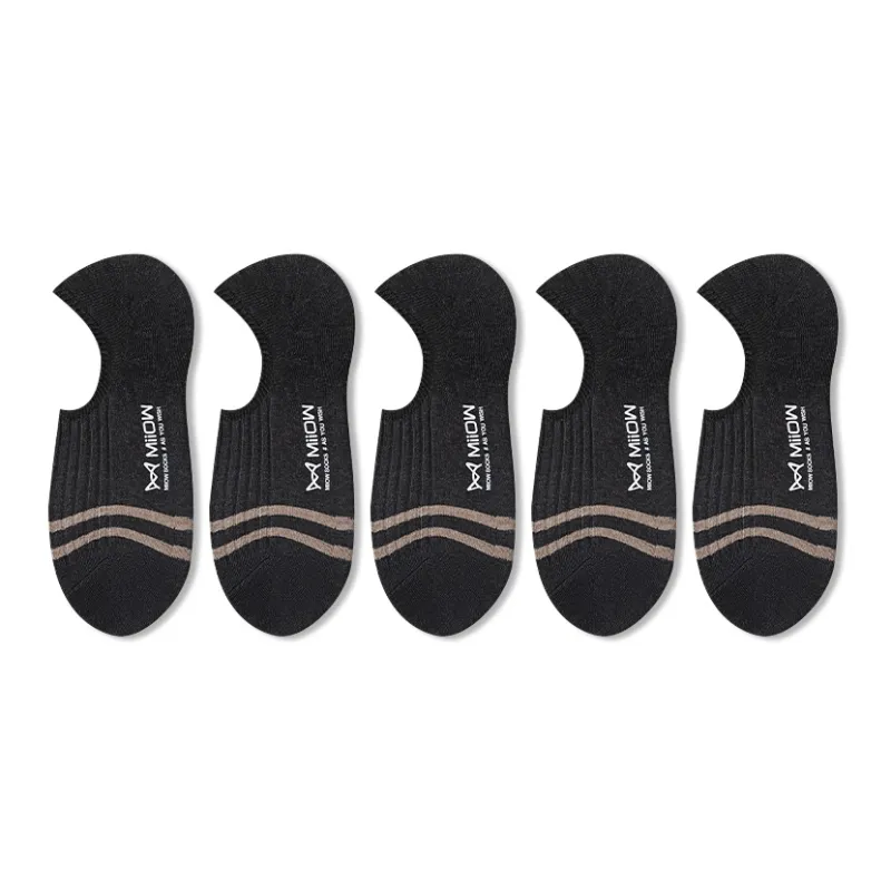 MIIOW Cool One Summer Series Ankle Socks Men's 5 Pack-0
