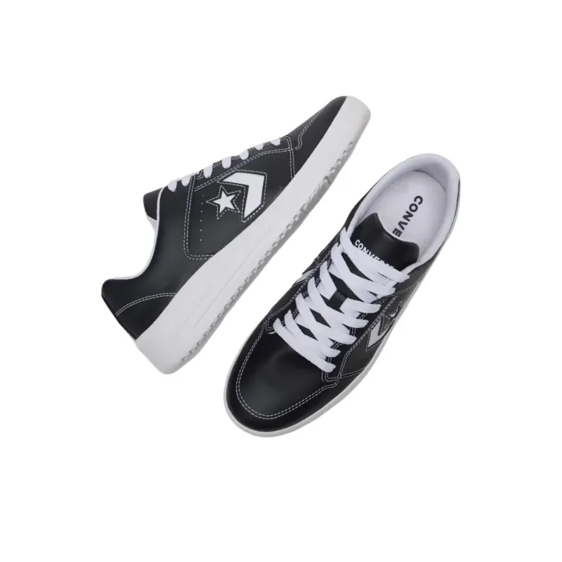 Converse Anti Slip Wear Resistant Low Top Casual Shoes Unisex Black-3