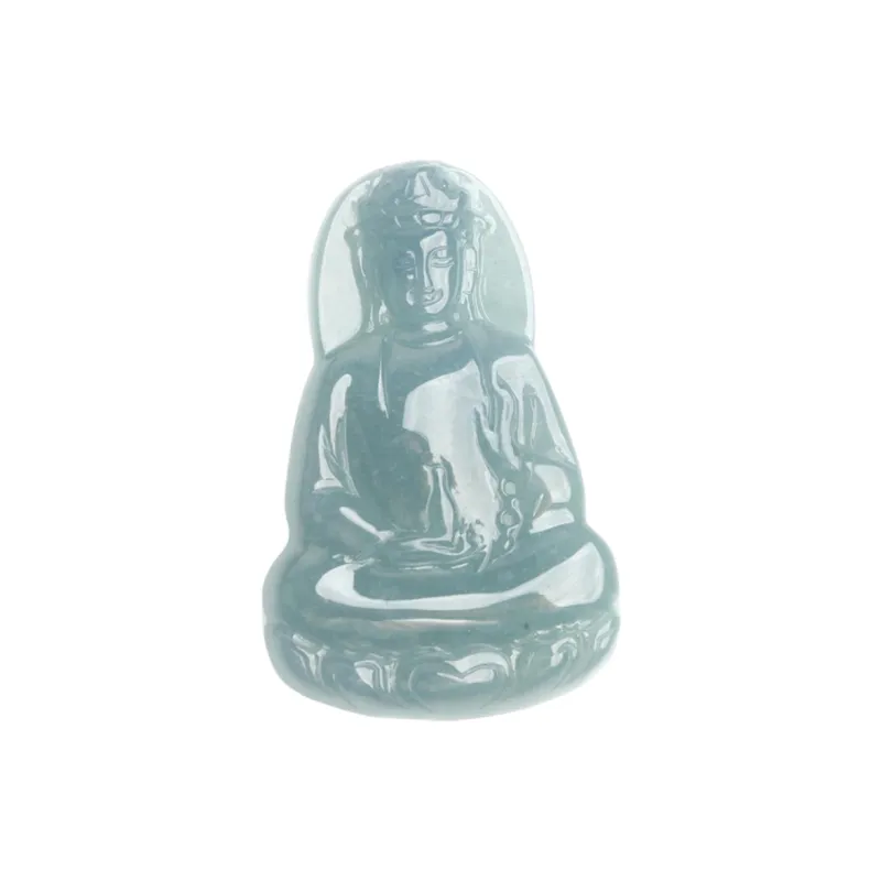 POSILAN Ice Glutinous Jadeite Necklaces Unisex-0