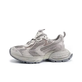 TOM TAILOR Soft Gray Trendy Running Shoes Low Top Chunky Sneakers Women's