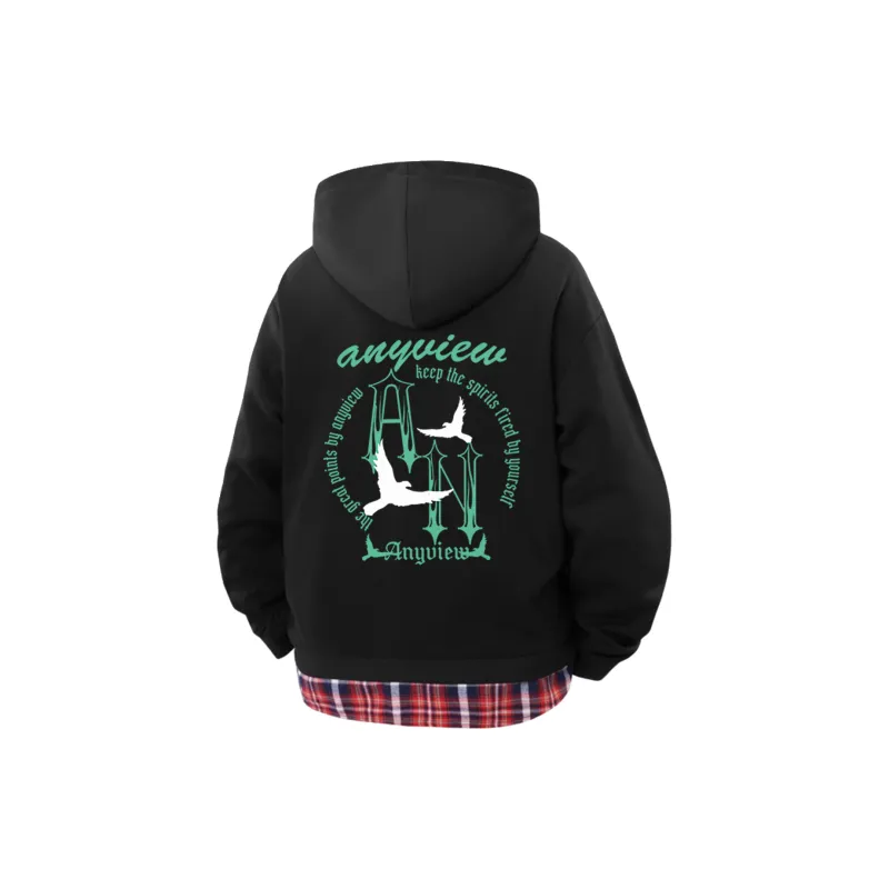 Anyveiw Sweatshirt Unisex Black-1