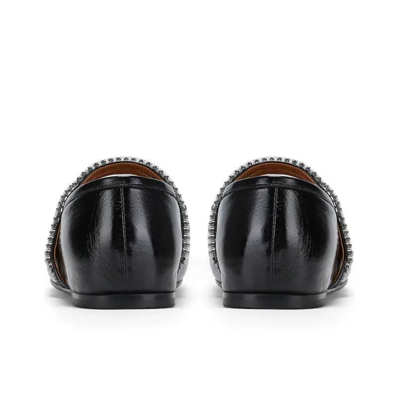 GG CC Flat Mary Jane Shoes Ballet Unlined Shoes 1cm Women's-10