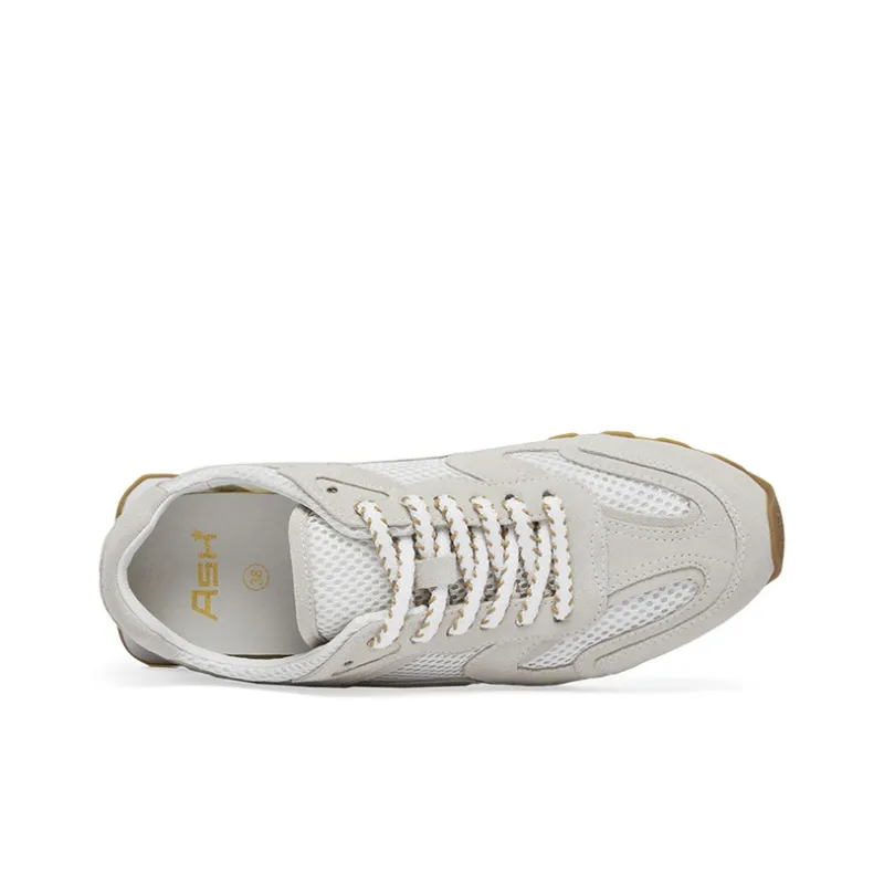 ASH KASAR MESH MAN Collection Low Top Casual Shoes Men's Light Gray/White-3