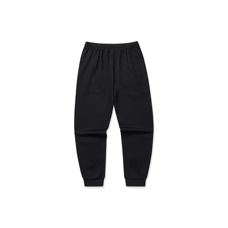Erke Knitted Sweatpants Unisex Jet Black-1