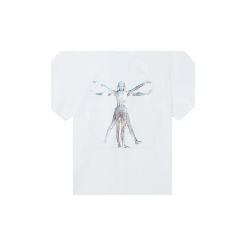 Stella McCartney X Sorayama Vitruvian Woman Cotton T-shirt-3