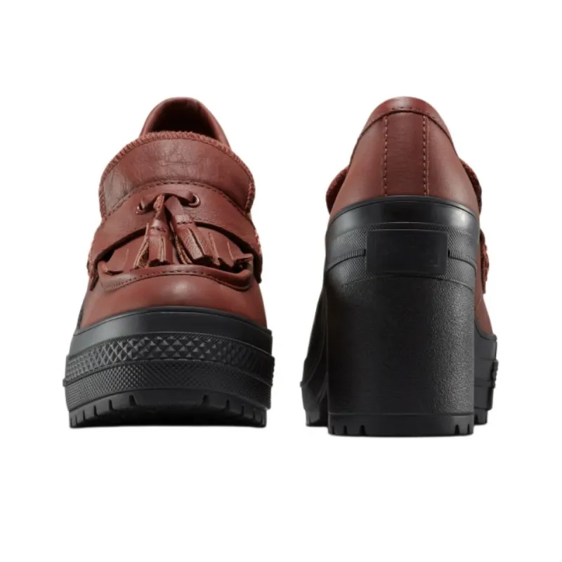 Converse Women's Chuck 70 De Luxe Heel Loafer Platform Low 'Dark Roast' Women's-3