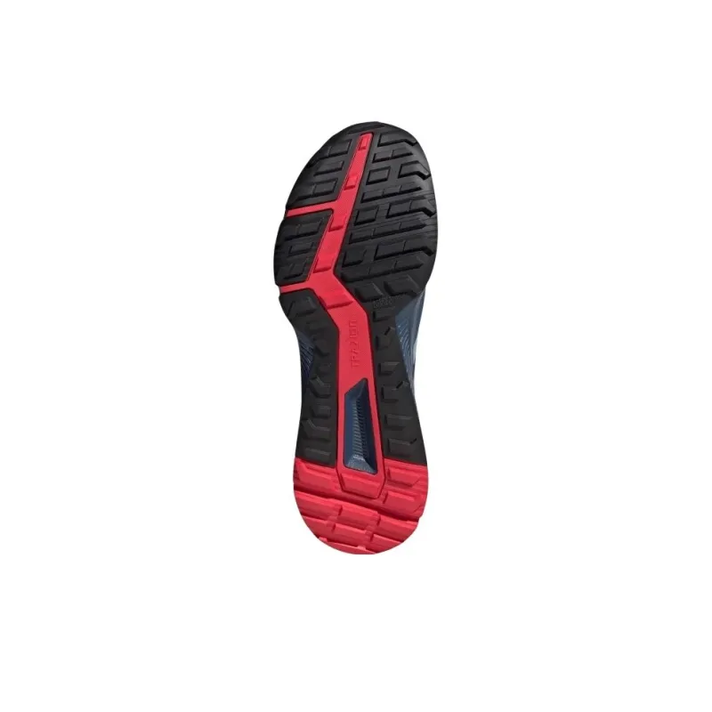 Adidas Terre Anti Slip Wear Resistant Low Top Trail Running Running Shoes Men's Blue-3