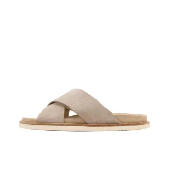 Brunello Cucinelli Slide Slippers Men's Beige