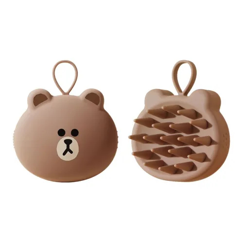 QILIN x LINE FRIENDS Bathroom Essentials Shampoo Comb Massage Dry And Wet Dual Use