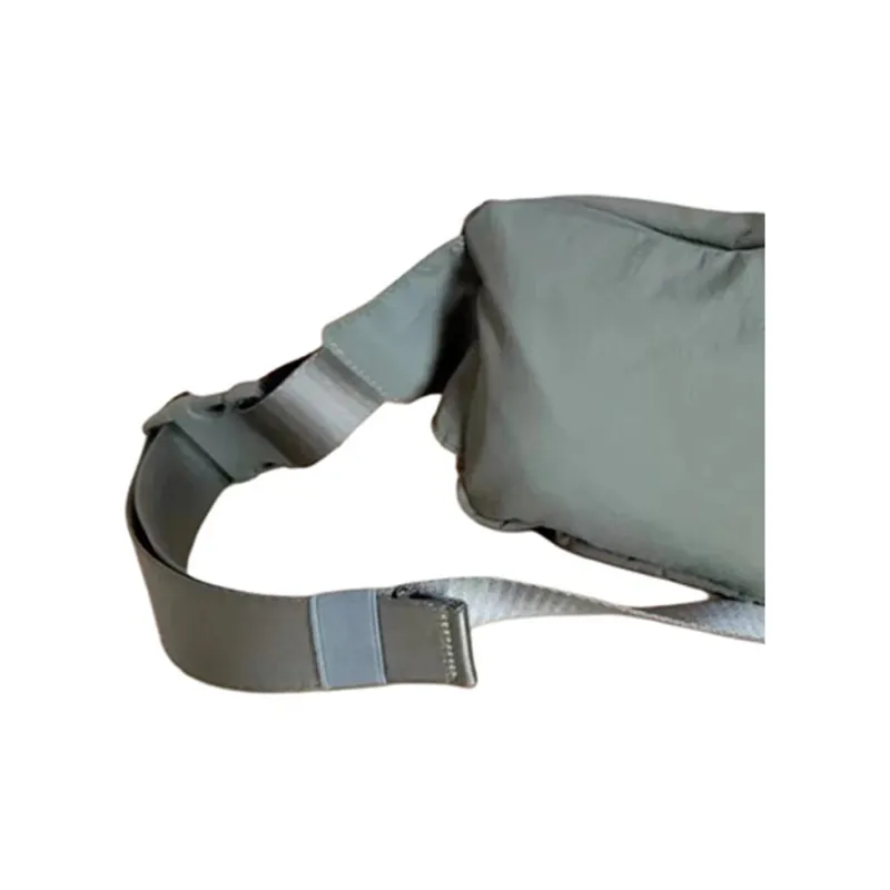 Lululemon Nylon Sling Bag Fanny Pack Regular Unisex Sage Gray-4