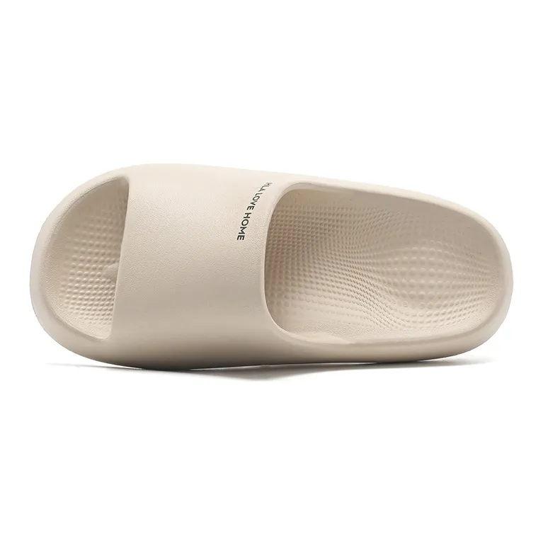 HLA Summer Platform Home Slippers Minimalist Bathroom Anti Slip And Wear Resistant Slippers Unisex-14