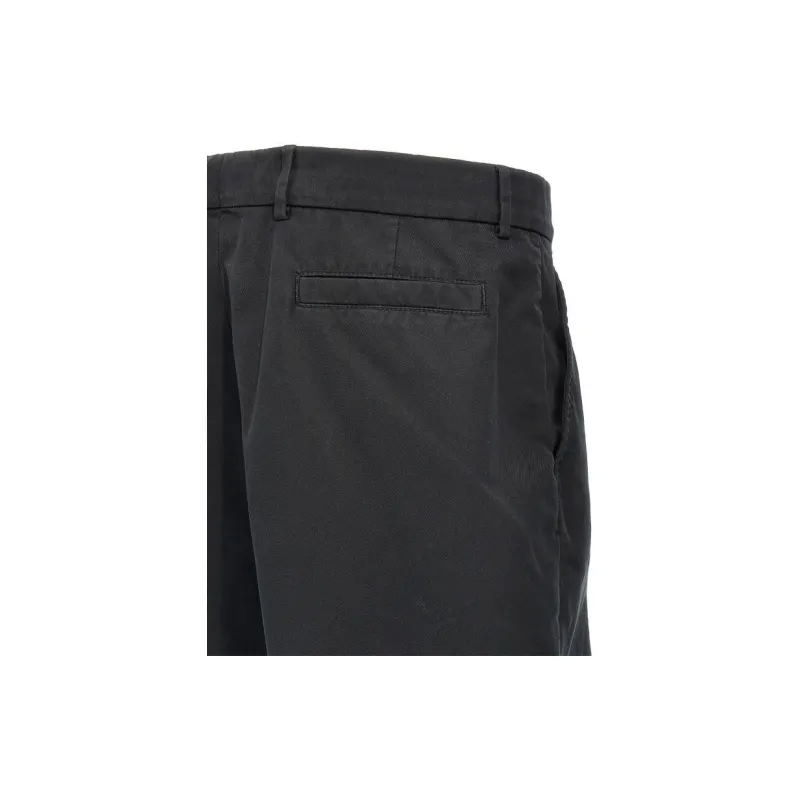 Brunello Cucinelli Garment Dyed Gabardine Bermuda Shorts-3