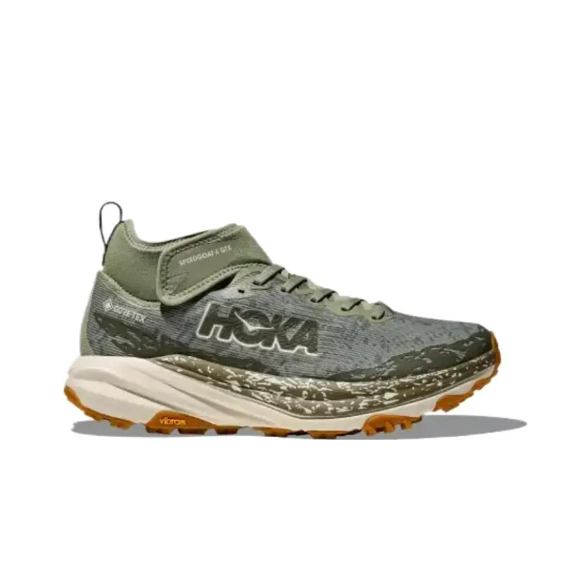 HOKA ONE ONE Speedgoat 6 Mid Gore Tex Sea Moss Oat Milk-1