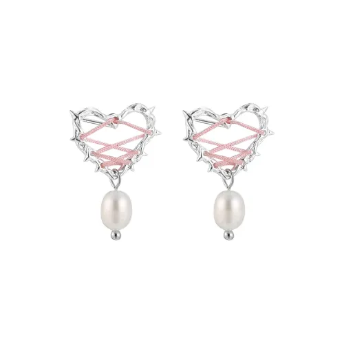 EAR PARTNER 925 Sterling Silver Stud Earrings Women's