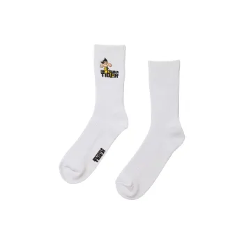 Onitsuka Tiger x ASTRO BOY MIDDLE SOCKS Mid Calf Socks Unisex 2 Pack White
