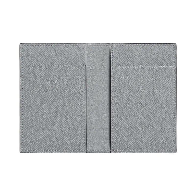 HERMES MC² Euclide Epsom Calfskin Card Holder Women's Pantin Gray-1