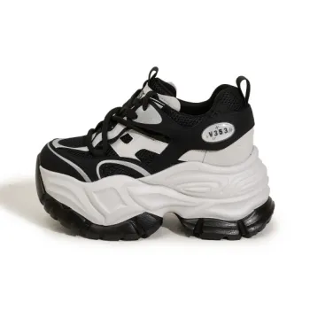 Milan Love Song Cushioned Wear Resistant Lightweight Low Top Chunky Sneakers Women's