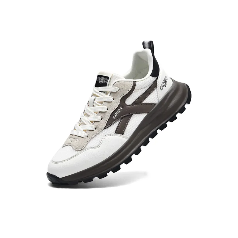CARTELO Cushioning Height Increase Low Top Casual Shoes Men's-14