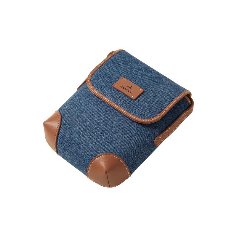 Miao Di Denim Shoulder Bag, Crossbody Bag Regular Women's Denim Blue-3