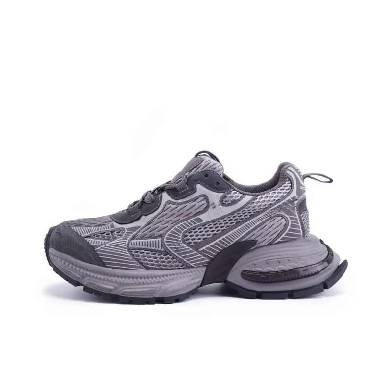 TOM TAILOR Soft Gray Trendy Running Shoes Low Top Chunky Sneakers Women's-6