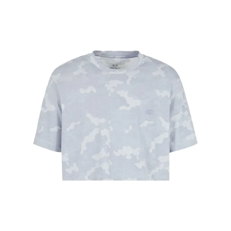 ARMANI EXCHANGEAE SS24 T Shirt Men's Light Blue-5