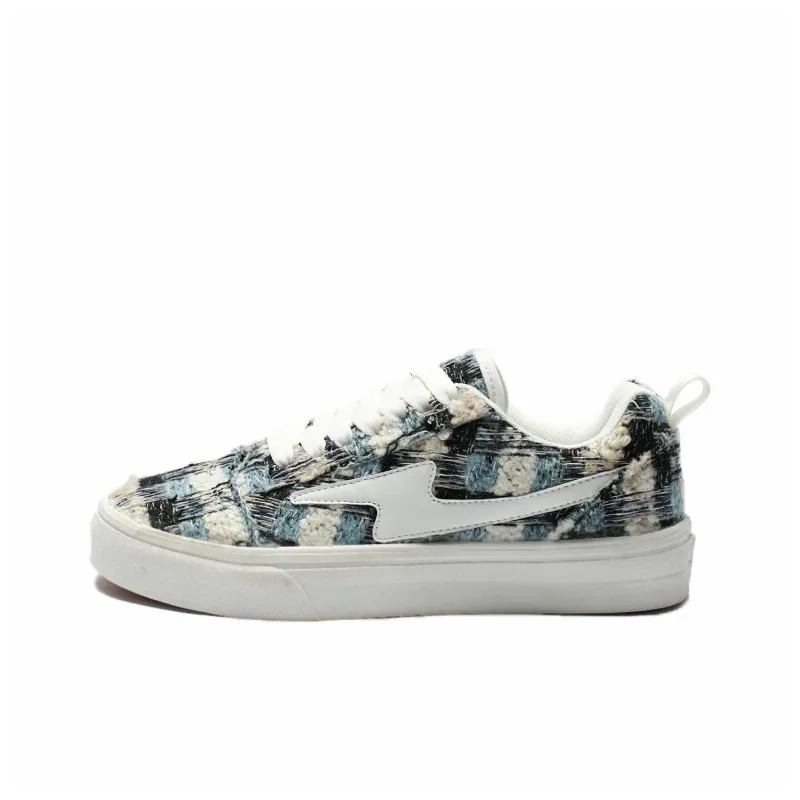 ABCIO Non-slip Lightweight Low-Top Skateboard Shoes Unisex-12