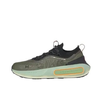 Under Armour Phantom 4 Anti Slip Wear Resistant Low Top Casual Shoes Men's Green Black