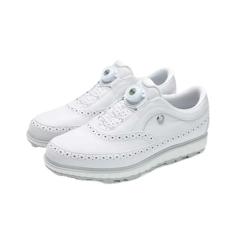 FILA Slip-Resistant Low-Top Golf Shoes Men's FILA White-1