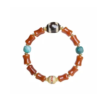 Fengyun Pavilion Agate Jade Bracelets Unisex