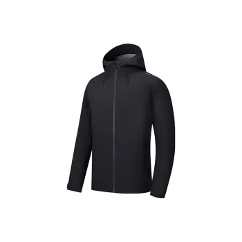 Erke Windbreaker Jackets Men Jet Black