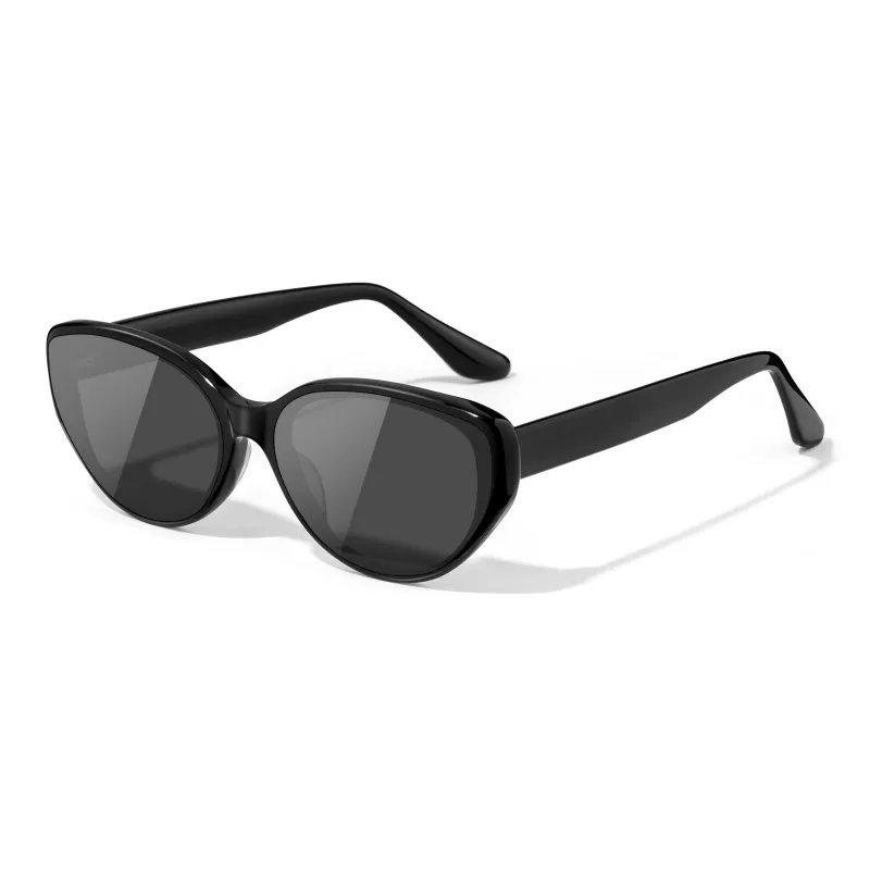 LASHION Plate Frame Cat Eye Sunglasses Women's-0