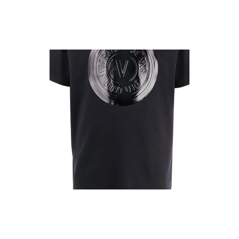 VERSACE JEANS COUTURE Logo Embellished Crewneck T Shirt-5
