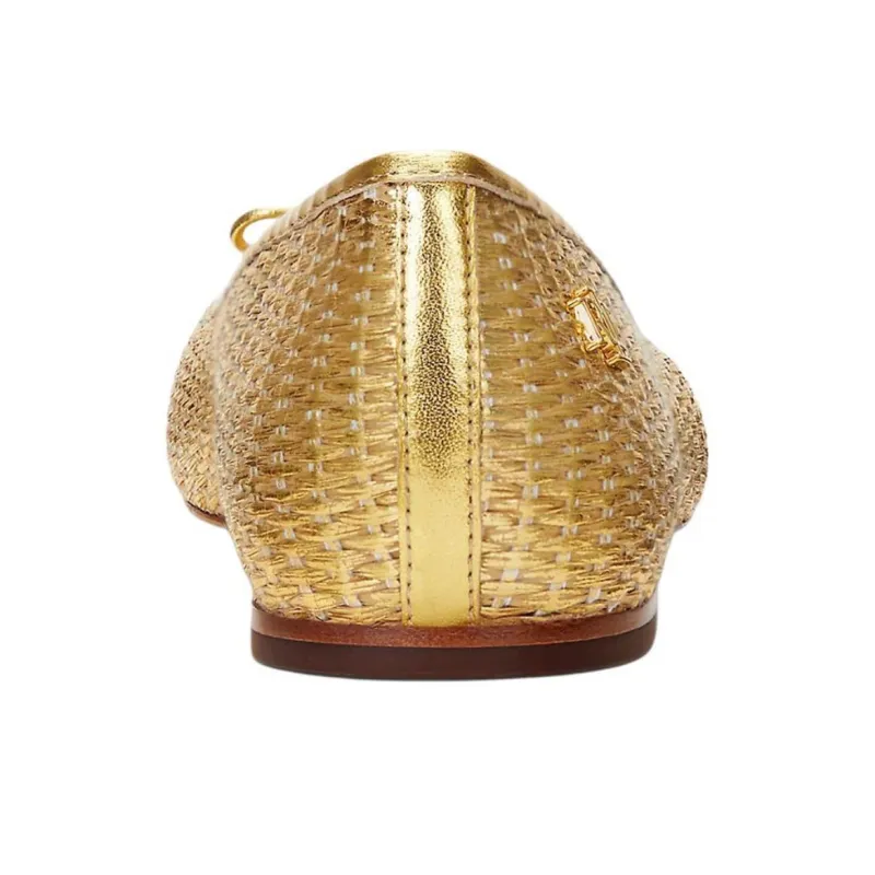 LAUREN RALPH LAUREN Jayna Casual Single Shoes Women's Gold-4