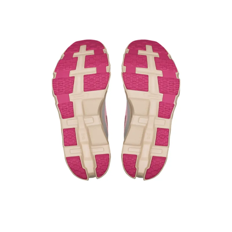 On Women's CloudmOnster Hyper 'Pink Red Cream' Women's-4