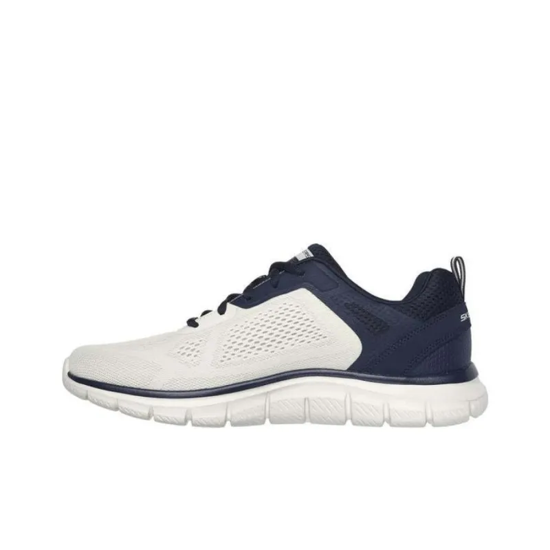 Skechers Track Breathable Support Low Top Casual Shoes Men's Ecru-1