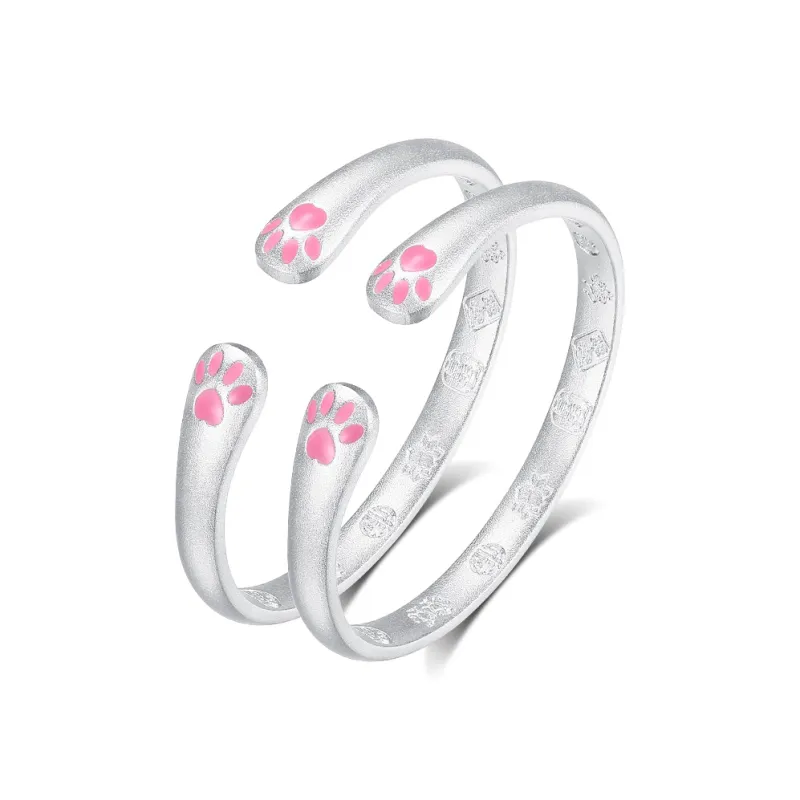 AFN 999 Fine Silver Bangles Kids'-0