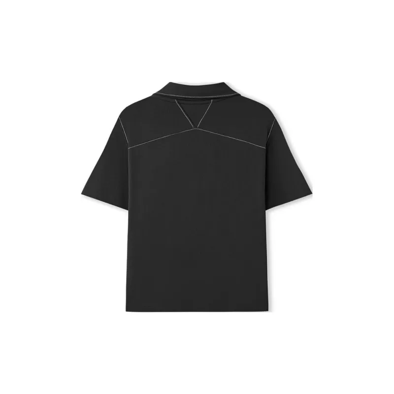 Skechers Polo Shirt Women's Midnight Black-1