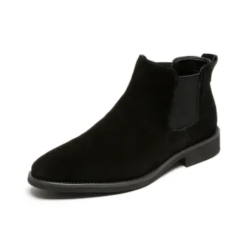 WEISHIBANGWEI Short Chelsea Boots Men's