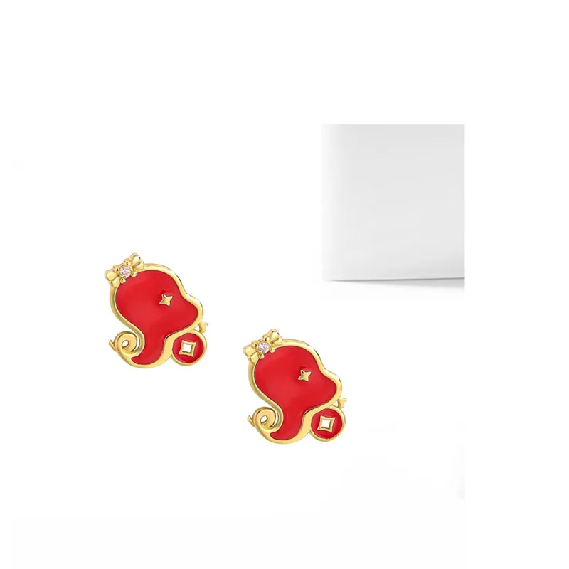 HOLLY RYAN Alloy Stud Earrings Unisex-2