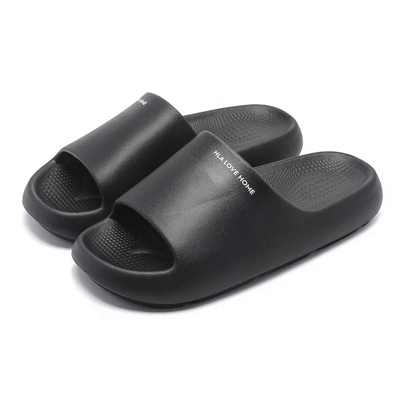 HLA Summer Platform Home Slippers Minimalist Bathroom Anti Slip And Wear Resistant Slippers Unisex-0