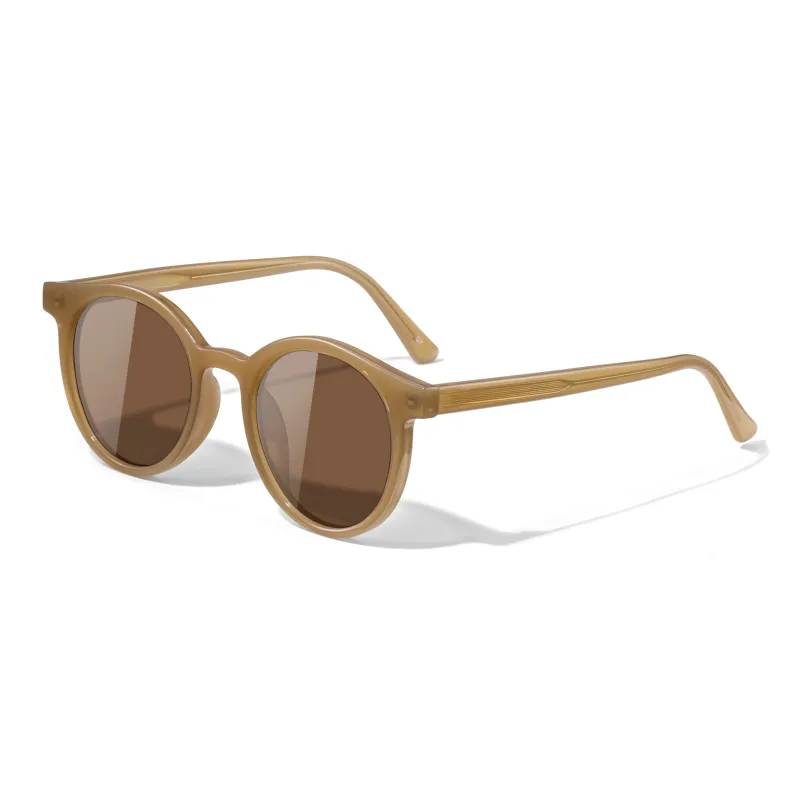 LASHION Round Sunglasses Unisex Multicolor-0