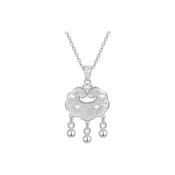 Lady Go Sterling Silver Necklaces Women's